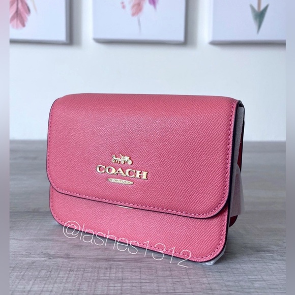 COACH Bag Brynn Mini Crossbody -  Pink Taffy C5626 - Picture 3 of 9